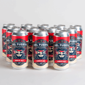 Del Puerto Amber Ale Lata 12 Unidades 473 cc
