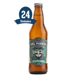 Del Puerto 24 Botellas Pilsen Lager 330cc
