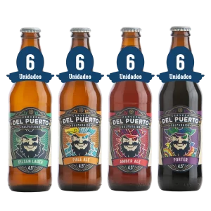 Del Puerto 24 Botellas Mix Clasicas 330cc