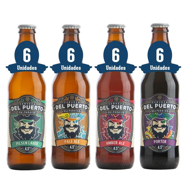Del Puerto 24 Botellas Mix Clasicas 330cc