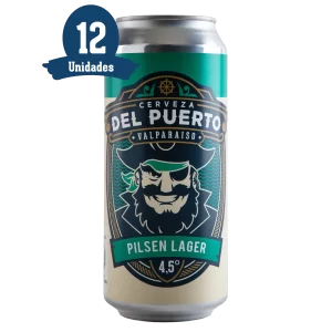 Del Puerto 12 Latas Pilsen Lager 473cc