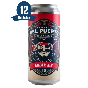 Del Puerto 12 Latas Amber Ale 473cc