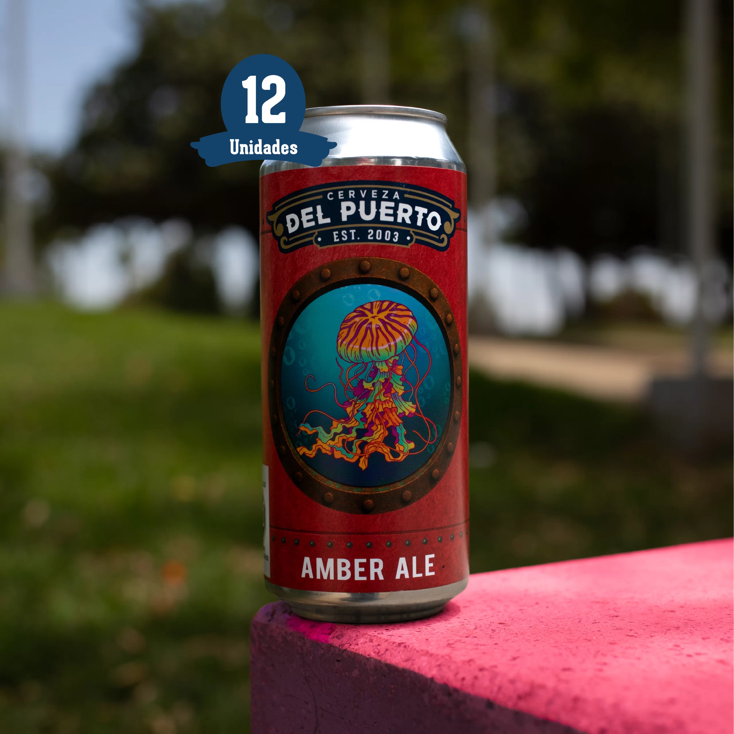Del Puerto 12 Latas Amber Ale 473cc