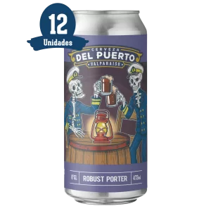 Del Puerto 12 Latas Robust Porter 473cc