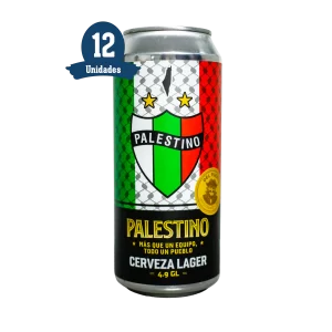 Del Puerto 12 Latas Cerveza Palestino 473cc